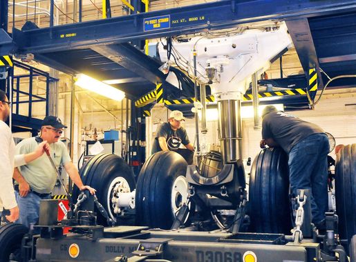 Taking a 'stand' for C-5 landing gear at Robins > Air Force Sustainment  Center > Display