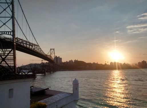 Free Images : landscape, sea, nature, dock, sunset, morning, river, dusk,  evening, bay, waterway, florianopolis, floripa, eventide, end of afternoon,  herc lio luz bridge, strong samir, eder fl vio mauro, island magic