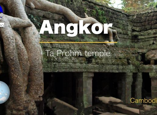 Cambodia - Angkor, Ta Prohm temple.mp4