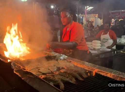 One of Barbados Most Popular Attractions is Oistins Fish Market Fish-Fry