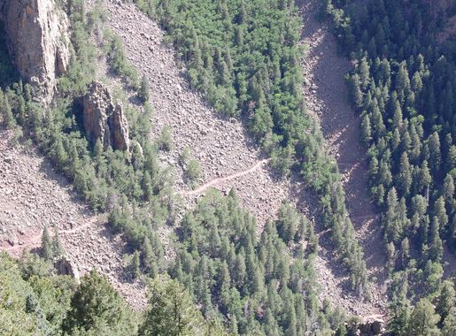 File:La Luz trail from Sandia Crest.JPG - Wikimedia Commons