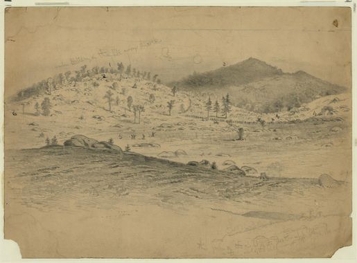 File:The battle of Gettysburg. View of Little Round Top and the Devil's  Den, held by the Fifth Corps LCCN2004661443.jpg - Wikimedia Commons