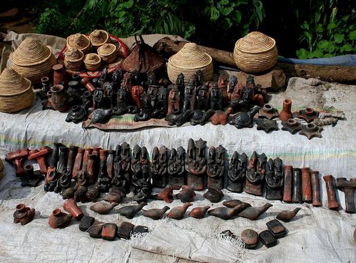 File:Falasha village, Gonder Ethiopia Pottery.JPG - Wikimedia Commons