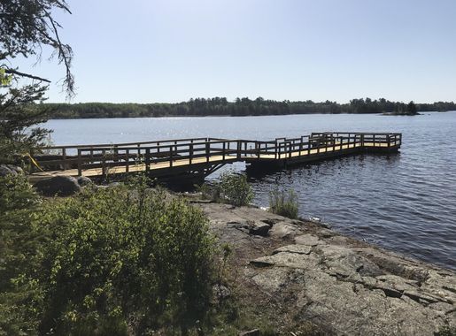 Rainy Lake Fishing Pier Completed; Grand Opening Event July 31 - Voyageurs  National Park (U.S. National Park Service)