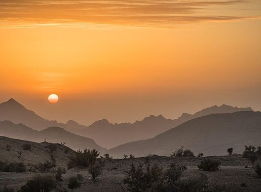 File:Sunrise on Jebel Akhdar, Oman (36646580840).jpg - Wikimedia Commons