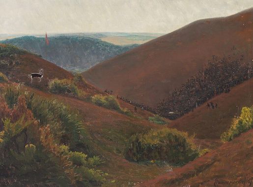 Fil:Emil Wennerwald - Uafhængighedsfest i Rebild Bakker - 1918.png -  Wikipedia, den frie encyklopædi