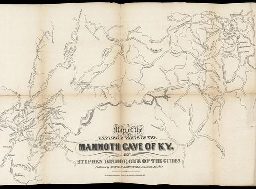 File:Stephen Bishop 1842 Map of Mammoth Cave, Kentucky - Hi-Res.jpg -  Wikimedia Commons