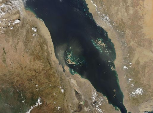Dust Plumes off Eritrea