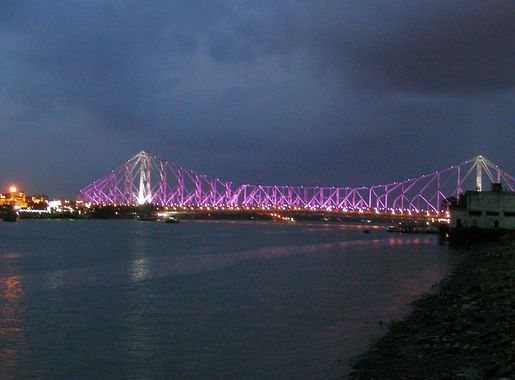 चित्र:Howrah Bridge evening time Kolkata India.jpg - विकिपीडिया