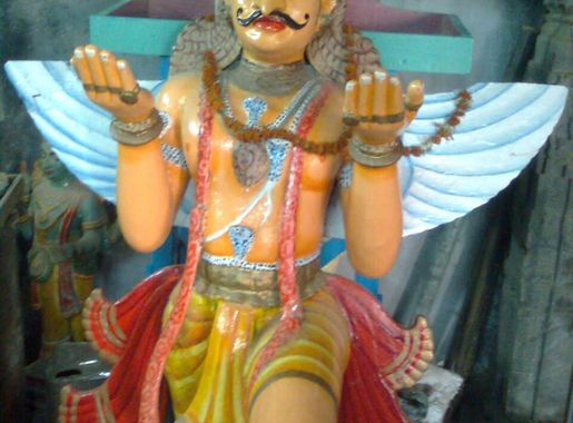 File:Garuda Vehicle used during festivals at Simhachalam.jpg - Wikimedia  Commons