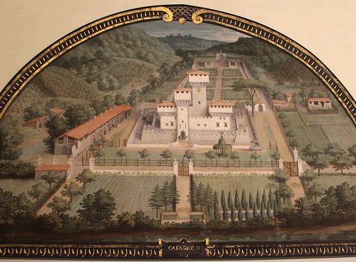 File:Giusto utens, lunette delle ville medicee, 1599-1602, dalla villa di  artimino, cafaggiolo 01.JPG - Wikimedia Commons