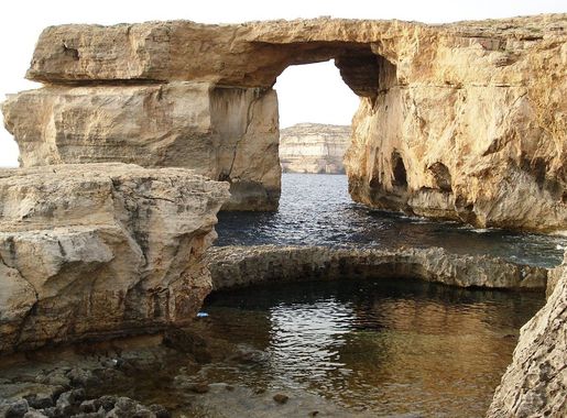 File:Malta Gozo - Azure Window - Blue Hole.JPG - Wikimedia Commons