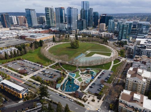 File:Bellevue Downtown Park aerial, April 2023.png - Wikipedia