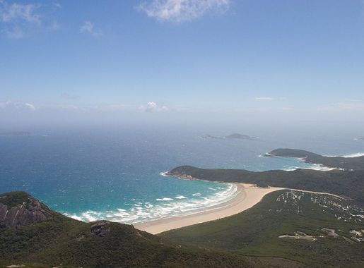 File:Wilson's Promontory - Tidal River from Mt Oberon - Dec 2004.jpg -  Wikimedia Commons