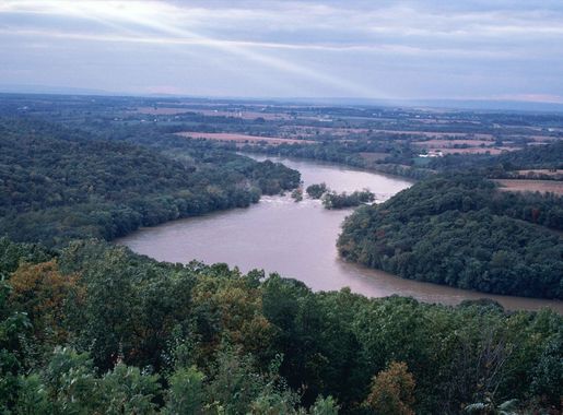 Free picture: Ohio, river, running, between, Ohio, west, Virginia
