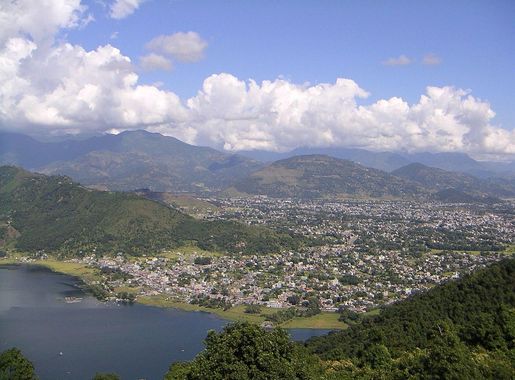 File:Pokhara from peace stupa.jpg - Wikipedia