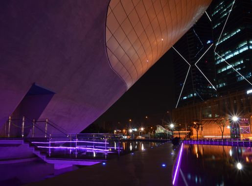 Free Images : landscape, light, bridge, building, cityscape, evening,  reflection, lighting, neon, lights, shape, night view, songdo incheon  korea, republic of korea, atmosphere of earth, incheon songdo international  city 4928x3264 - -