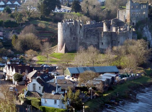 File:Chepstow Castle from Tutshill - geograph.org.uk - 4512283.jpg -  Wikimedia Commons