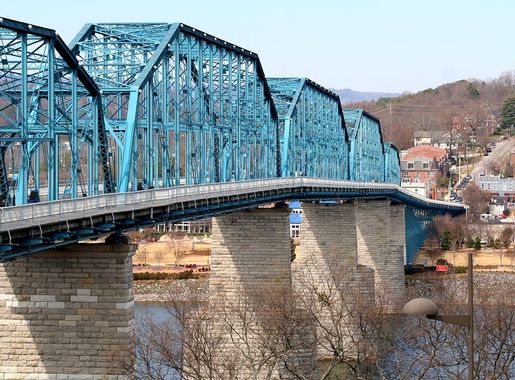 File:Walnut Street Bridge viewed from Coolidge Park - Chattanooga.jpg -  Wikimedia Commons