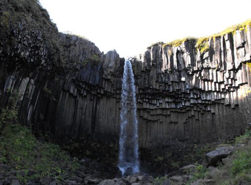 File:Svartifoss, the waterfall between basalt columns - Iceland -  panoramio.jpg - Wikimedia Commons