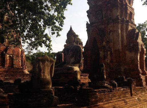 File:The Ayutthaya Historical Park covers the ruins of the old city of  Ayutthaya, Thailand. The city of Ayutthaya was founded by King Ramathibodi  I in 1350.jpg - Wikimedia Commons