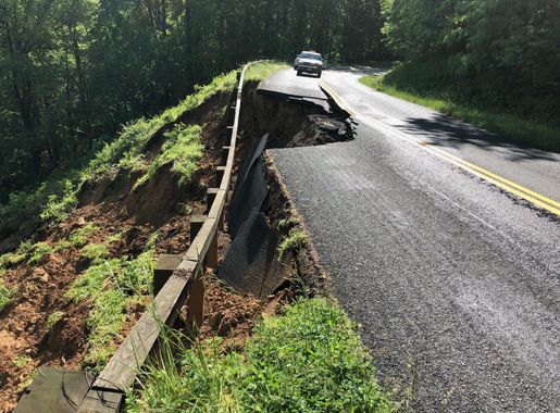 Roanoke Area Road Closure - Blue Ridge Parkway (U.S. National Park Service)