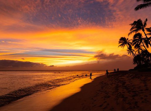 Tập tin:Kaanapali beach sunset on Maui Hawaii (45015472644).jpg – Wikipedia  tiếng Việt