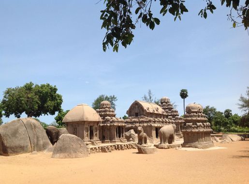 File:Five Rathas at Mahaballipuram,Tamil Nadu.jpg - Wikimedia Commons
