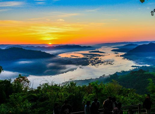 Free Images : yellow, tourism, sun, life, beautiful, view, thailand,  golden, vacation, sky, green, nature, asia, asian, laos, morning, outdoor,  tropical, sunlight, mekong, background, culture, river, travel, southeast, natural  landscape, cloud, sunrise,