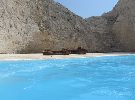File:Navagio Beach and Shipwreck of the Panagiotis at 'Smugglers Cove'  Zakynthos.JPG - Wikipedia
