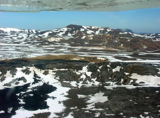 File:Aerial View of Krafla and Leirhnjúkur 21.05.2008 16-08-27.JPG -  Wikimedia Commons