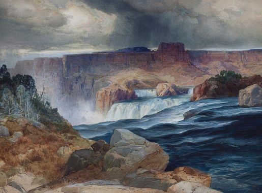 File:Shoshone Falls Idaho Thomas Moran.jpeg - Wikimedia Commons