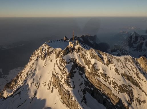 File:Säntis mountain by sunset.jpg - Wikimedia Commons