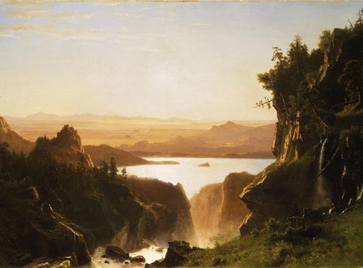 File:Albert Bierstadt - Island Lake, Wind River Range, Wyoming.jpg -  Wikimedia Commons