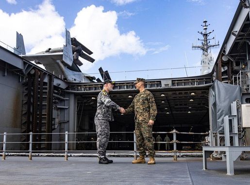 MRF-D 24.3: U.S. Marines, Royal Australian Navy participate in the 82nd  Anniversary Memorial Ceremony of the HMAS Canberra Battle of Savo Island