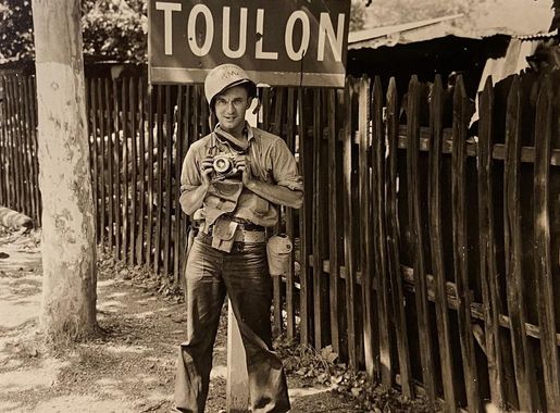 CG Combat Photographer Dale Rooks at Toulon, August, 1944