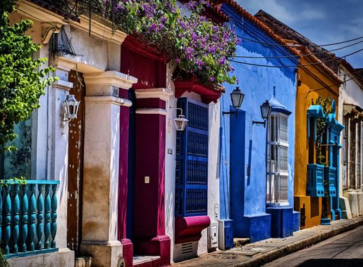 File:A Colorful Side Street View Cartagena Postcards (168852045).jpeg -  Wikimedia Commons