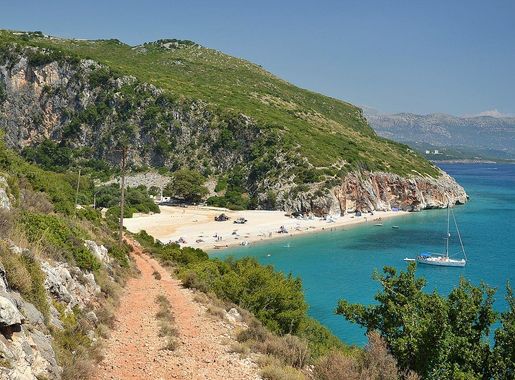 File:Gjipe beach, Albania.JPG - Wikimedia Commons