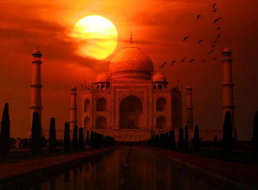 Free Images : landscape, architecture, structure, sky, sunrise, sunset,  white, night, morning, building, palace, dawn, monument, cityscape, travel,  dusk, evening, reflection, tower, symbol, religion, asia, landmark,  darkness, tourism, place of worship, taj