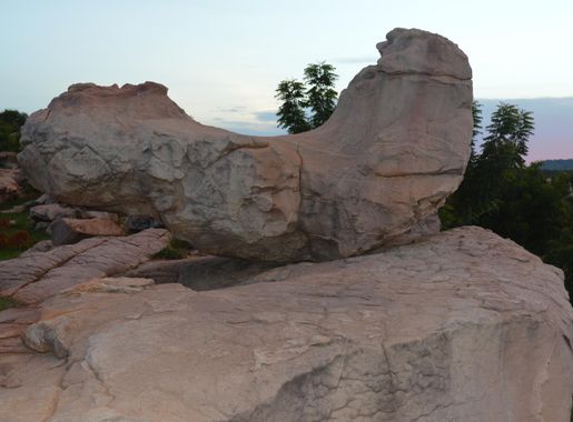 File:This is one of the many interesting Rock Formations in the Kwahu Tafo  Area, in