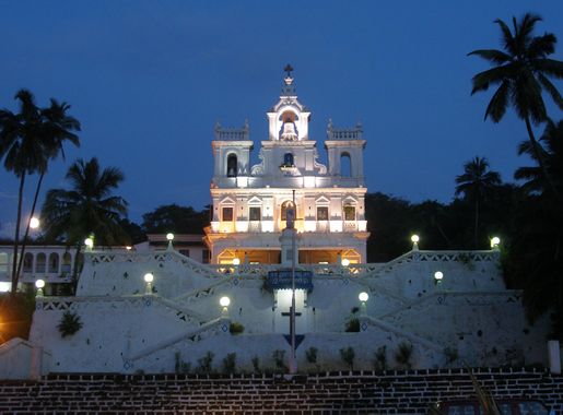 File:Panaji, Goa, India, Our Lady of the Immaculate Conception Church at  night.jpg - Wikimedia Commons