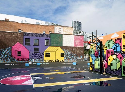 Free Images : cloud, building, sky, road surface, asphalt, house, paint,  window, urban design, residential area, graffiti, Tints and shades, facade,  motor vehicle, city, painting, mural, urban area, magenta, suburb, font,  lane,