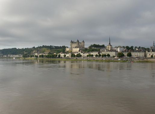File:View of Saumur and castle on the Loire.jpg - Wikimedia Commons