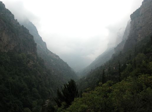 File:View of Kadisha Valley in clouds, Lebanon.jpg - Wikimedia Commons