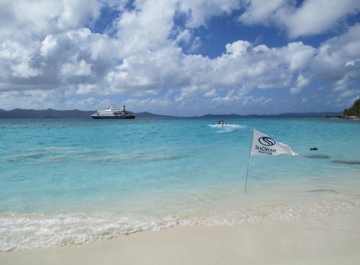 File:British Virgin Islands — Jost van Dyke — White Bay (SeaDream flag).JPG  - Wikimedia Commons