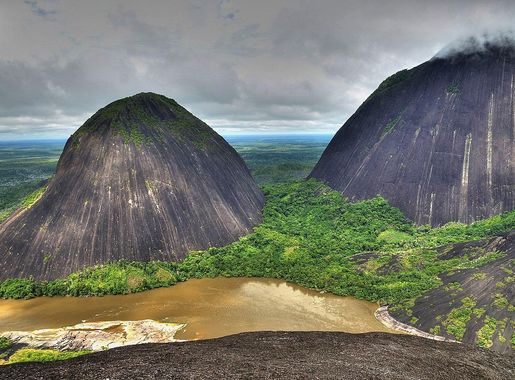Archivo:CERRO EL MICO Y PAJARO DESDE MAVECURE CON EL RIO INIRIDA.jpg -  Wikipedia, la enciclopedia libre