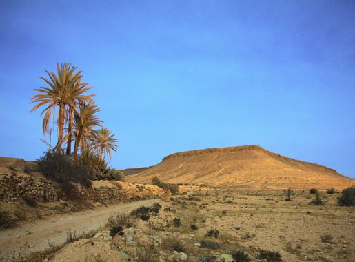 File:Moonlit landscape of Tataouine.jpg - Wikimedia Commons