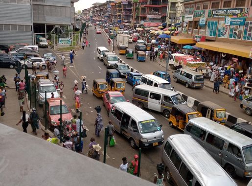 File:Kumasi Kejetia on the left and Adehyeman stores on the right, as I've  said