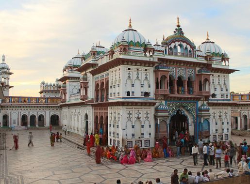 File:Inside view of the Janki Mandir of Janakpur, Nepal..JPG - Wikimedia  Commons
