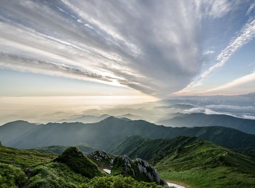 Free Images : landscape, tree, nature, forest, grass, horizon, wilderness,  cloud, sky, mist, hiking, meadow, sunlight, morning, dawn, atmosphere,  valley, mountain range, summer, daytime, evening, natural, cumulus,  mountain climbing, japan, highland ...